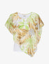 Top superposé stylisé imprimé feuillage - Camel - 4
