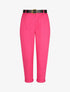 Pantalon 7/8 droit uni taille standard - Fuchsia - 1
