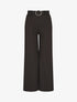 Pantalon droit taille haute uni - Noir - 5