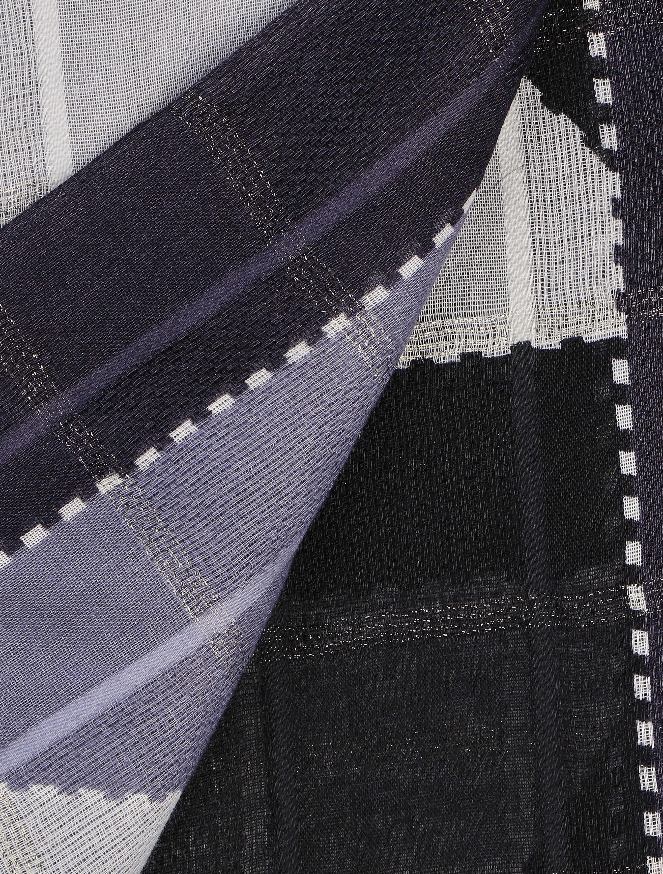 Foulard irisé imprimé graphique - Gris - 3