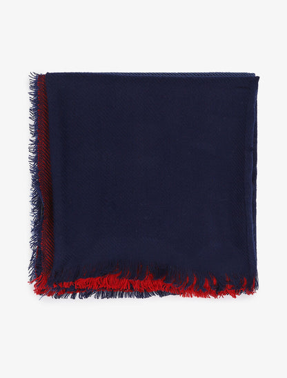 Foulard color block - Bleu marine - 2