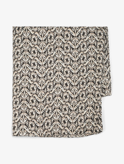 Foulard irisé imprimé psychédélique - Noir - 2