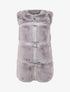 Veste à fermeture sanglée et zippée - Gris - 1