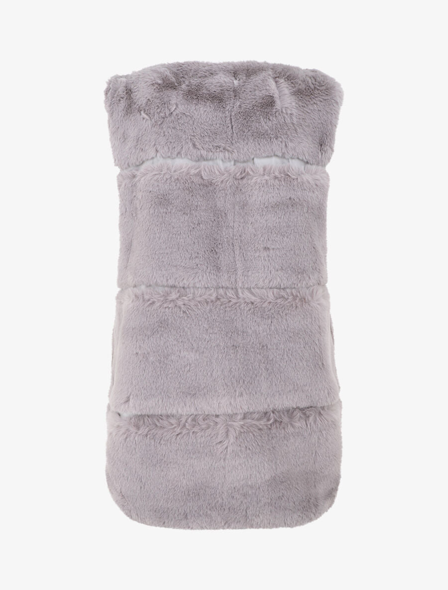 Veste à fermeture sanglée et zippée - Gris - 2