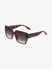 Lunettes de soleil carrés oversize - Léopard - 1