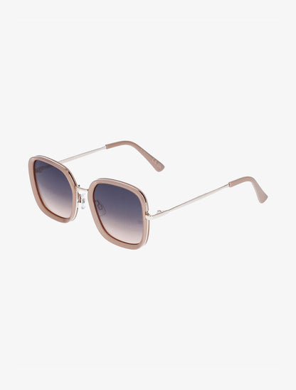 Lunettes de soleil forme carrée - Beige - 1