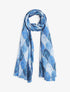 Foulard à imprimé vagues - Bleu - 1