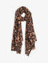 Echarpe moucheté léopard - Camel - 1