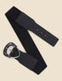 Ceinture à boucle nacrée - Noir - 1