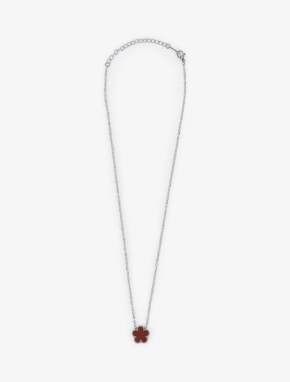 Collier à fleur - Rouge - 2