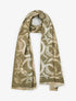 Foulard irisé à imprimé graphique - Kaki - 1