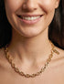 Collier en maille marine - Or - 1