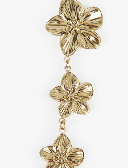 Collier fleurs de cerisier - Or - 3