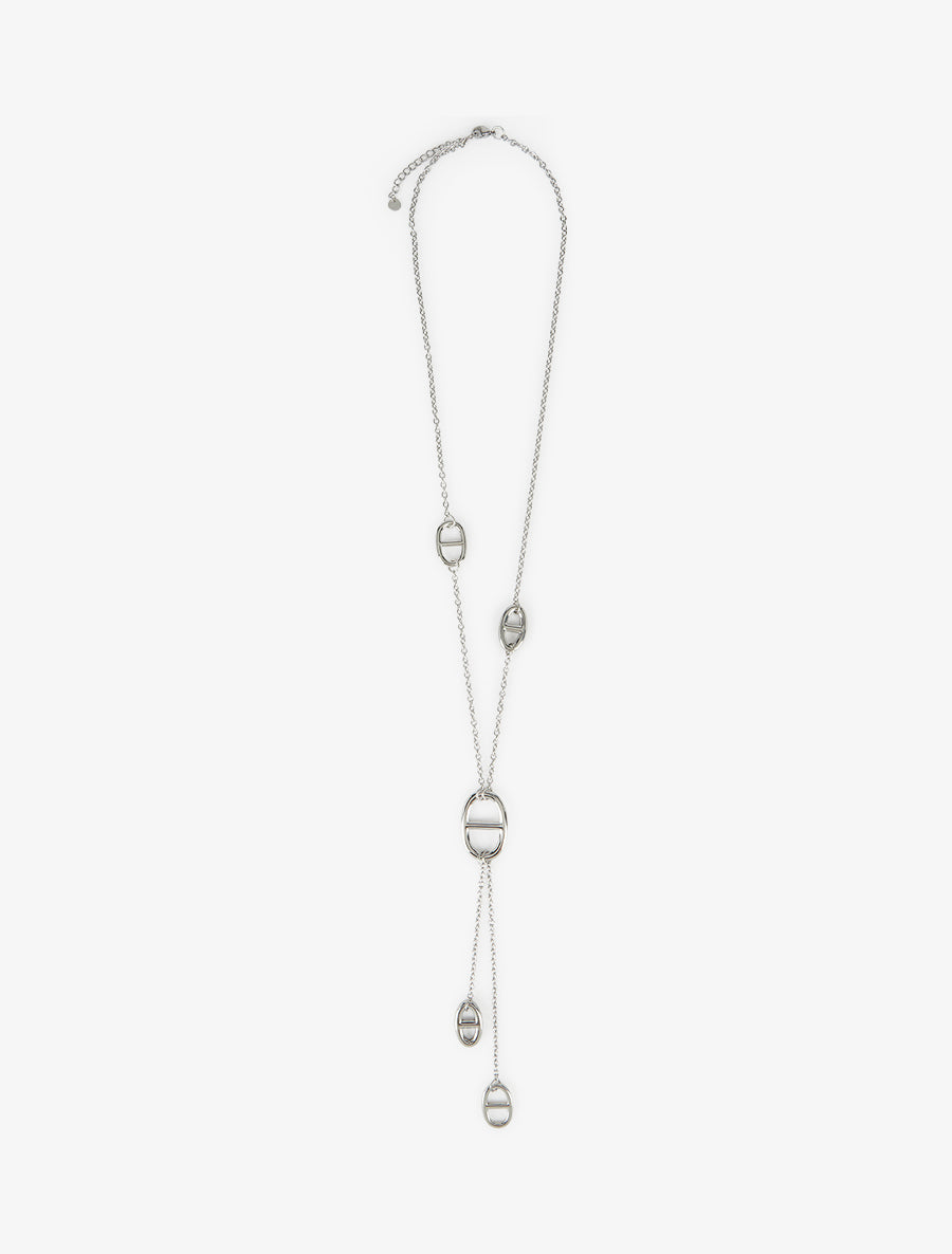 Sautoir à gros maillons marins - Argent - 2