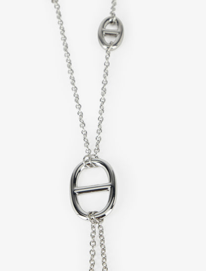 Sautoir à gros maillons marins - Argent - 3