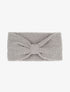 Bandeau noué pelucheux - Gris - 3