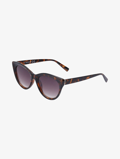 Lunettes cat eye à verres semi opaques - Léopard - 2