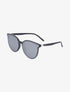 Lunettes clubmaster effet miroir - Noir - 1