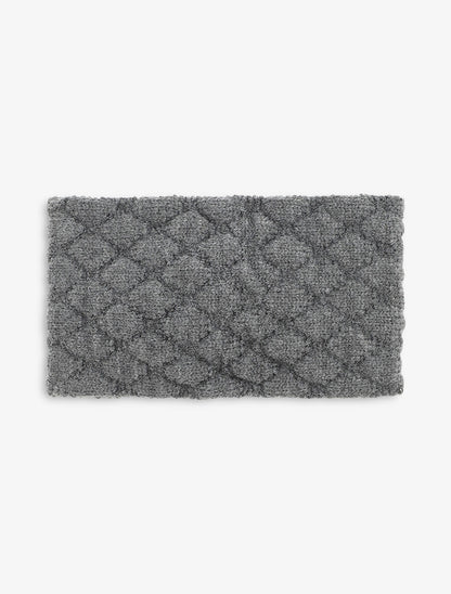 Bandeau en maille à strass - Gris - 2