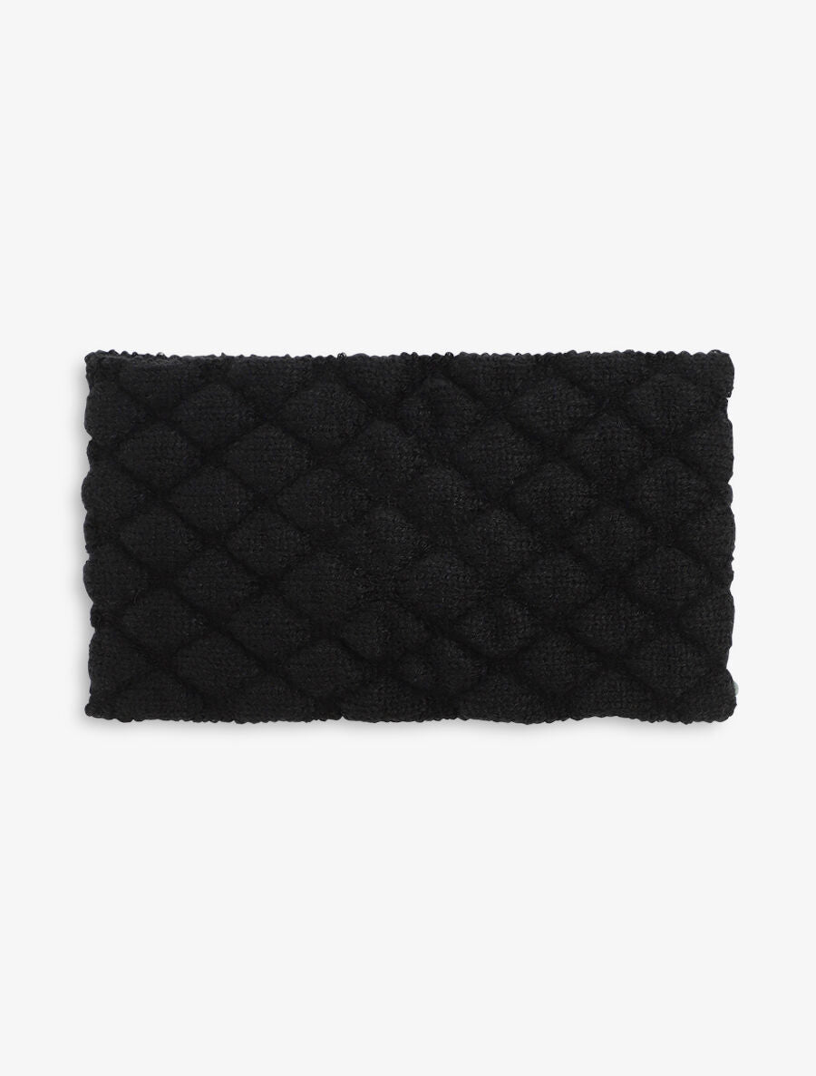 Bandeau en maille à strass - Noir - 2