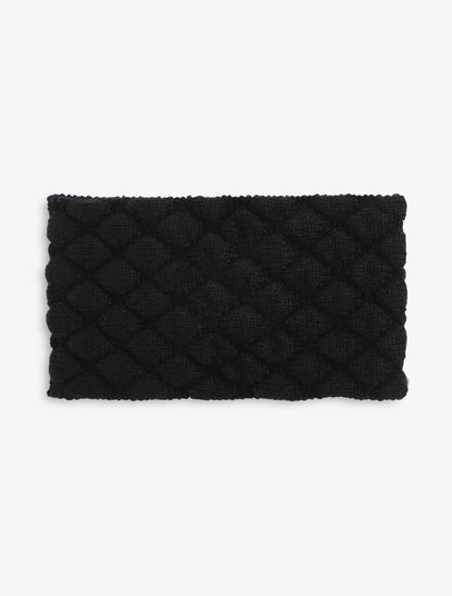 Bandeau en maille à strass - Noir - 2
