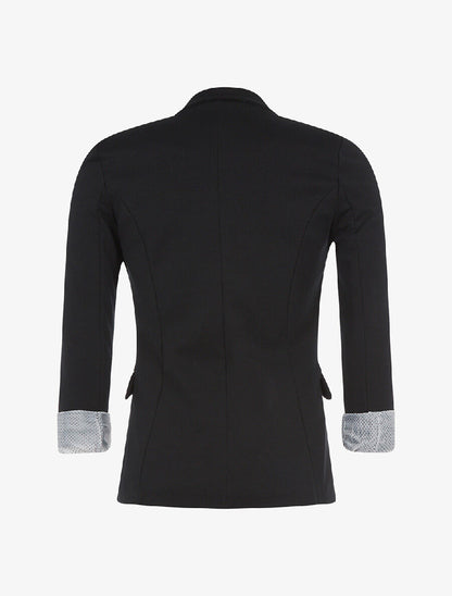 Veste doublure à pois - noir - 2