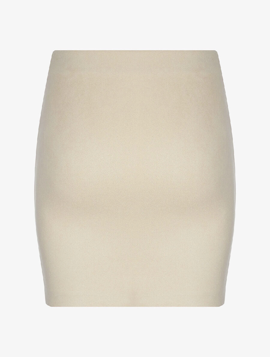 Jupe détails cloutés - Beige - 2