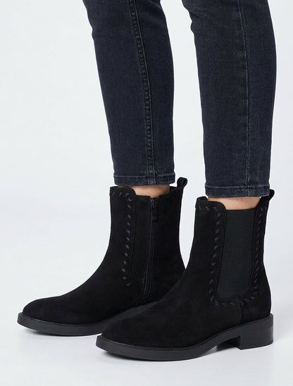 Bottines chelsea talon bloc - Noir