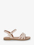 Nu-pieds à bride fantaisie python - Beige - 1