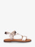 Nu-pieds classiques en simili - Doré rose - 5