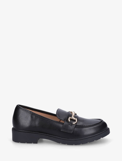 Mocassins classiques en simili - Noir - 1