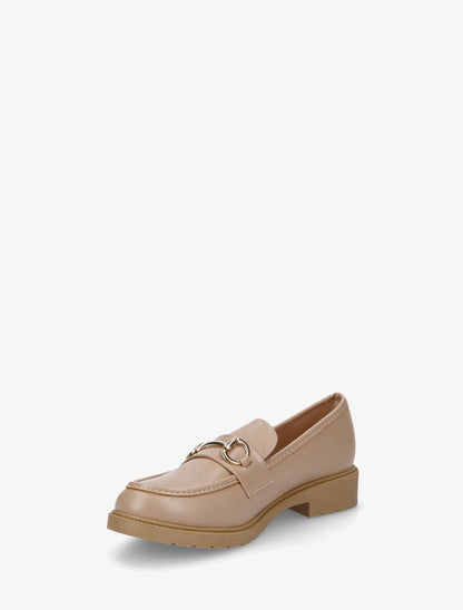 Mocassins classiques en simili - Taupe - 3
