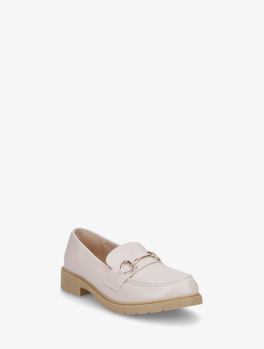 Mocassins classiques en simili - Beige - 2