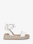 Sandales style espadrille à bride épaisse - Blanc - 1