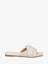 Claquettes à brides entrelacées - Beige - 5