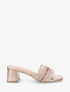Mules irisées style jacquard zigzag - Rose gold - 5