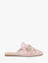 Mules effet paille à boucle fantaisie - Rose - 5