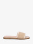 Claquettes effet raphia - Sable - 1
