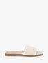 Claquettes effet raphia - Beige - 1