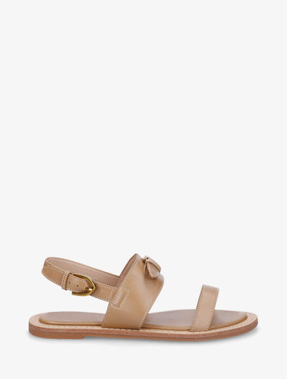 Sandales à boucle fantaisie - Beige - 1