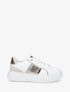 Sneakers à bandes contrastantes - Beige - 1