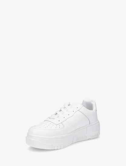 Baskets classiques en simili - Blanc - 3