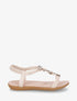 Nu-pieds à empiècement bijoux - Beige - 5
