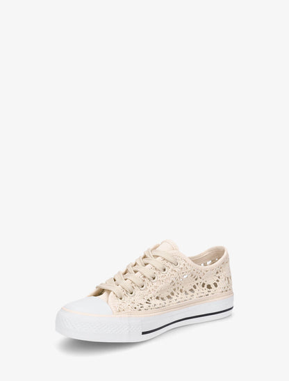Tennis en crochet - Beige - 3