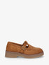 Mocassins en suédine à boucle - Camel - 1