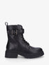 Bottines montantes à lacets - Noir - 1