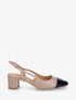 Escarpins à bout contrastant - Taupe - 1