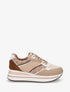 Baskets compensées fantaisies - Camel - 5