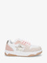 Sneakers à motif étoile et contrefort contrastant - Rose - 1