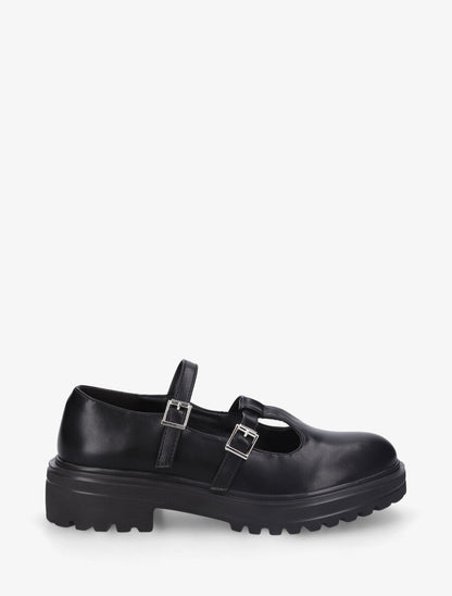 Derbies ajourés à boucles - Noir - 5